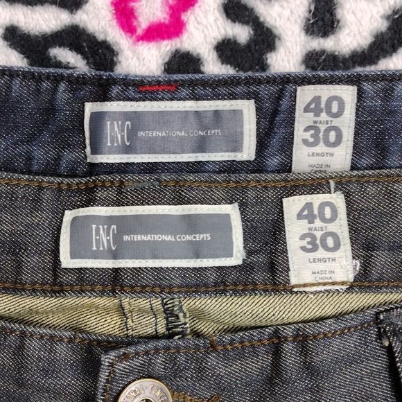 I.N.C International Concepts Copenhagen Modern Boot Cotton Jeans 2 PAIR Bundle - Picture 14 of 16